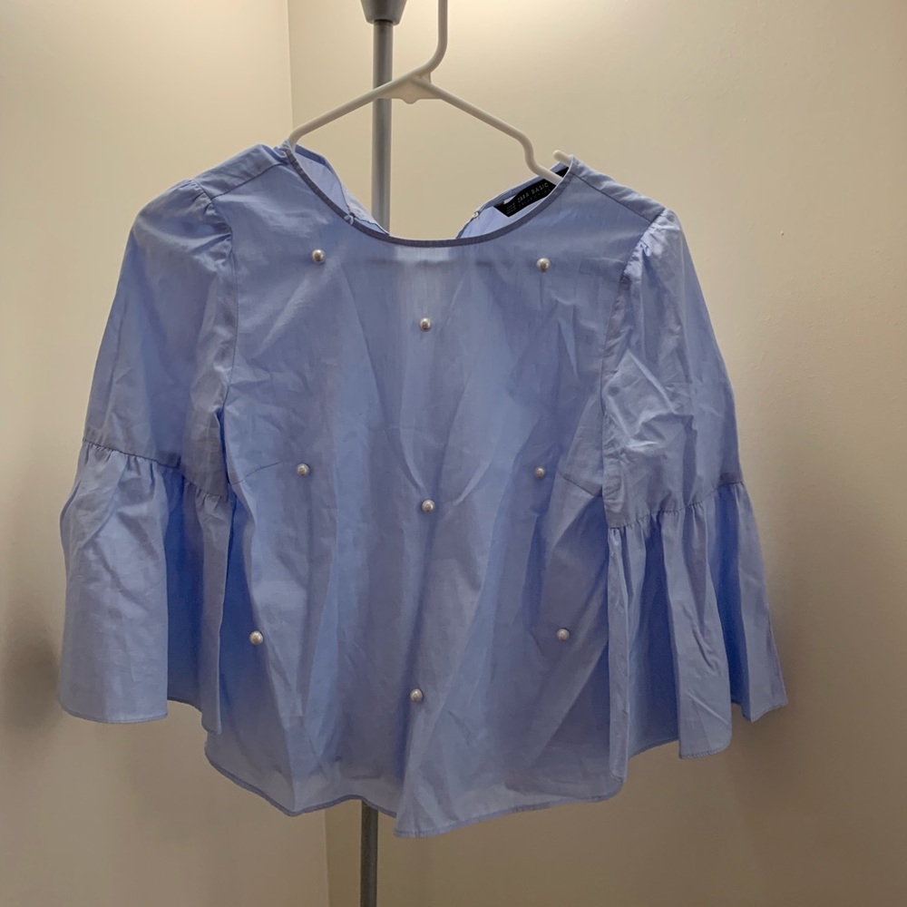 adorable pearl polka dot blouse